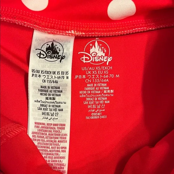 Disney Minnie Mouse Red and White Polka Dot Skater Skirt - Picture 5 of 7